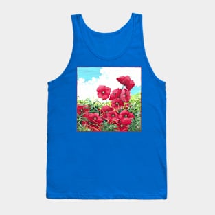 Poppies Are Blooming Tank Top